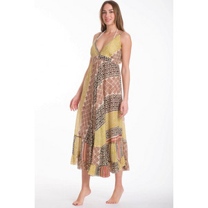 Rima Φόρεμα Boho Μπεζ 3507 Rima Φόρεμα Boho Μπεζ 3507