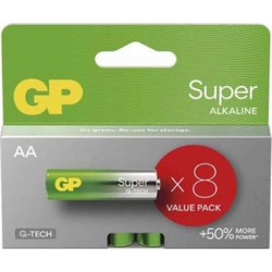 Gp Super Alkaline AA 8τμχ