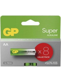 Gp Super Alkaline AA 8τμχ