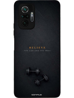 Sonique Men's Edition Back Cover με Σχέδιο «Believe» (Xiaomi Redmi Note 10 Pro)