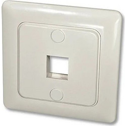 Lindy Μονή Πρίζα Δικτύου RJ45 χωρίς Πλαίσιο σε Λευκό Χρώμα 60543