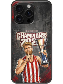 Θήκη Kings of Europe 2026 - The Marine iPhone 16 Pro Max Black TPU (Μαύρη Σιλικόνη)