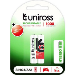 Uniross Hybrio Rechargeable AA 900mAh 2τμχ