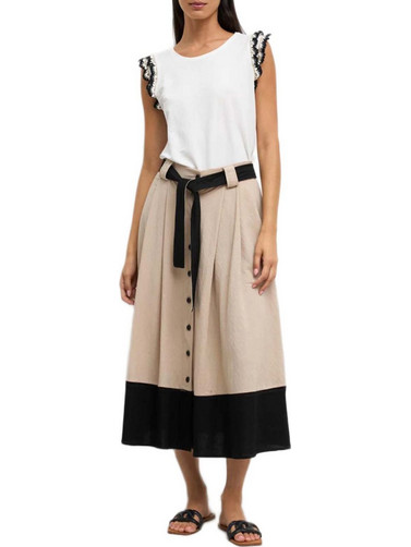 Tinta Style Casandra Maxi Φούστα Μπεζ 3953907