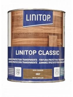 Linitop Classic Bερνίκι Εμποτισμού 283 Καρυδιά Satin 1lt