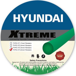Hyundai Xtreme 81F04 Μεσινέζα Στρογγυλή 3mm x 15m