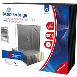 Θήκες CD MediaRange λεπτής γραμμής (10 τεμάχια)