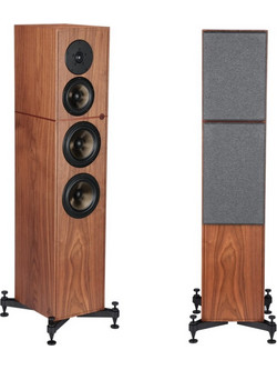 Revival Audio Atalante 5 Ζεύγος Ηχείων Hi-Fi Δαπέδου 3 Δρόμων Walnut