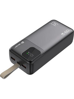 Tracer Prime-V3 Power Bank 30000mAh 22.5W με 2 Θύρες USB-A & Θύρα USB-C QC 3.0 & PD Grey