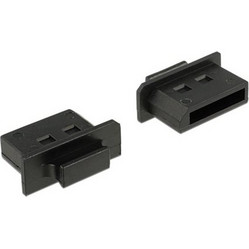 Delock Dust Cover for DisplayPort female with grip 10 pieces black (64025)