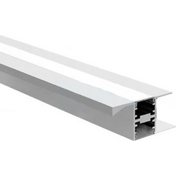 ΠΡΟΦΙΛ GOLA ΚΡΕΜΑΣΤΟ ΜΕ ΥΠΟΔΟΧΕΣ ΓΙΑ LED ΠΑΝΩ & ΚΑΤΩ FINETTO 3000MM AΣΗΜΙ ΓΙΑ ΠΑΝΕΛ ΜΕ ΠΑΧΟΣ 18ΜΜ