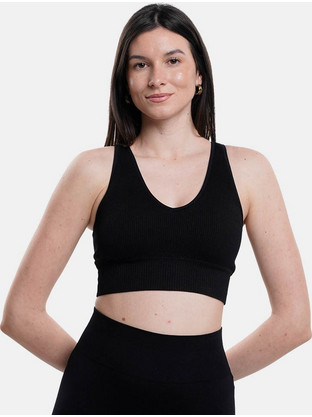 Doone Seamless Gym Γυναικείο Αθλητικό Μπουστάκι GQ222TDOSJW5-NGR Black