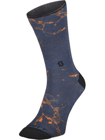 ΚΑΛΤΣΕΣ SCOTT MENS TRAIL VERTIC CREW MIDNIGHT BLUE/COPPER ORANGE XL