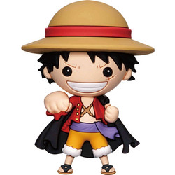 ONE PIECE - Luffy With Cape - 3D foam collectible magnet