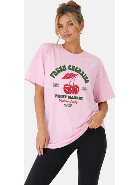 Firefly Γυναικείο T-shirt French Cherries Ροζ