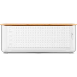 Bodum 11555-10S-2 Bistro Ψωμιέρα Διάφανη με Καπάκι από Bamboo / Ξύλο Κοπής