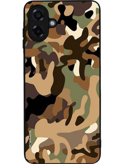 Sonique Camouflage Army Series Back Cover Brown (Samsung Galaxy A07 4G / Galaxy A08 4G)