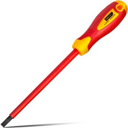 DELI DELI κατσαβίδι ίσιο ηλεκτρολόγου DL5161501, μαγνητικό, 6.5x150mm, VDE 1000V