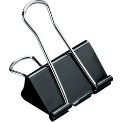 MP MP μεταλλικό κλιπ συγγράτησης εγγράφων PA384, 25mm, 8τμχ μαύρα