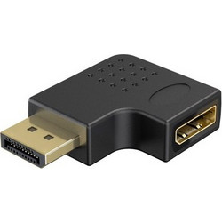 GOOBAY GOOBAY αντάπτορας DisplayPort 77132, 8K/144Hz, γωνιακός, μαύρος