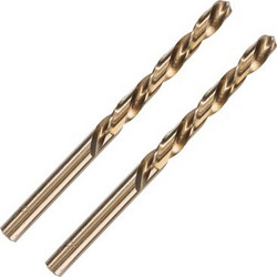 DELI DELI σετ τρυπάνια DH-MHZ020-E2 για μέταλλο, M35 HSS 5% κοβαλτίου, DIN 388, 2x49mm, κυλινδρικό, 2τμχ