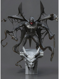 Φιγούρα Batman Venom from DC 3D εκτυπωμένη