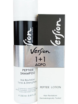 Version Peptide Σετ Σαμπουάν & Λοσιόν κατά της Τριχόπτωσης 200ml + 50ml