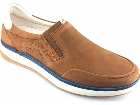 Fluchos JEFF F2213, 505308 (ταμπά δέρμα) ανδρικά slip-on