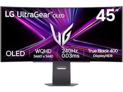 LG UltraGear 45GX900A-B Ultrawide OLED HDR Curved Gaming Monitor 45" 3440x1440 QHD 240Hz 0.03ms