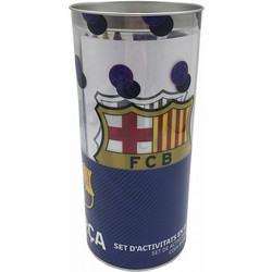 FC BARCELONA Πλαστικός Κουμπαράς με Είδη Ζωγραφικής
