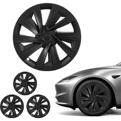 VEVOR Καλύμματα Τροχών 19" για Tesla Model Y 2025, Σετ 4 Τεμαχίων, Μαύρα, ABS, OEM Style ZYLGGYGH4JTTH6TPI001V0