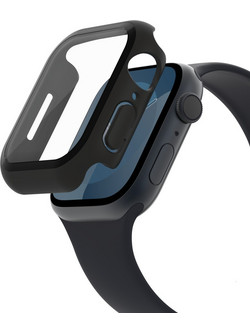 TemperedCurve 2-in-1 Treated Screen Protector + Bumper for Apple Watch