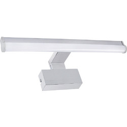 LED ΦΩΤΙΣΤ.ΛΟΥΤΡΟΥ ΣΤΡΟΓΓΥΛΟ ΑΛΟΥΜΙΝΙΟ&PC 40cm 8W IP44 CCTΣΑΤΙΝΕ