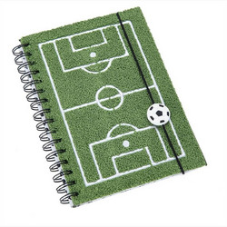 Yolo Cremlis Σημειωματάριο Σπιράλ με Λάστιχο 14x21 (Α5) Football Πράσινο - 10705