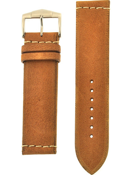 ROCHET ZRC Καφέ Δερμάτινο Λουράκι 20mm 7202014ST13