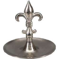 Liberta - Maison FLEUR DE Ορντεβιέρα 23x23x23cm Αλουμίνιο Ασημί 016952