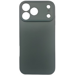 Forcell iPhone 17 Pro Max / 18 Pro Max Soft Touch Θήκη Σιλικόνης - Dark Green