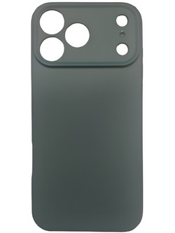 Forcell iPhone 17 Pro Max / 18 Pro Max Soft Touch Θήκη Σιλικόνης - Dark Green