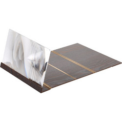 12.0 inch Portable Wood + Organic Glass Eyeshield 3D Mobile Phone Screen Magnifier Bracket Enlarge with Holder