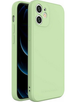 Wozinsky iPhone 12 mini Color Flexible Θήκη Σιλικόνης - Green