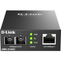Media Converter D-link DMC-G10SC/E, 100/1000Base-T to 1000Base-LX SC Single-Mode (10 km)
