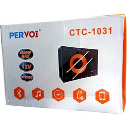 CTC-1031 Αυτοενισχυόμενο Subwoofer Αυτοκινήτου 10" με Κούτα