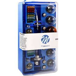 H1+H7 24V ΑΝΤΑΛΛΑΚΤΙΚΟ ΚΙΤ ΣΕ ΠΛΑΣΤΙΚΟ ΚΟΥΤΙ M-TECH - 18 τεμ. | M-Tech