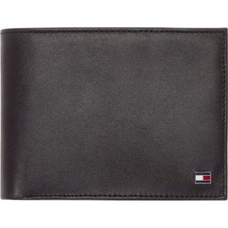 Tommy Hilfiger Eton Δερμάτινο Ανδρικό Πορτοφόλι Μαύρο