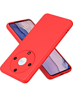Forcell Honor Magic 5 Lite Matt Θήκη Σιλικόνης - Red