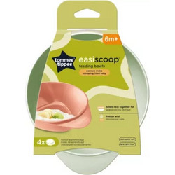 Tommee Tippee Explora Σετ Μπολ Easy Scoop Feeding 4τμχ
