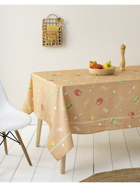 Τραπεζομάντηλο 140x140 Nima Chef Orange