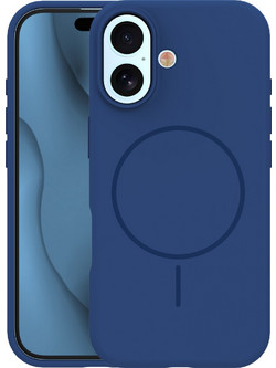 TFO Silicone Thin Mag Back Cover Dark Blue (iPhone 17)