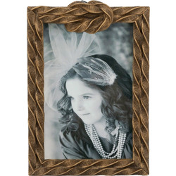 Artekko Frame Μπρονζέ Κορνίζα Ρητίνης για Φωτογραφία 4Χ6" (13x2.3x18)cm