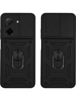 Sonique Ring Armor CamPro Θήκη για Xiaomi Redmi A5 4G Black